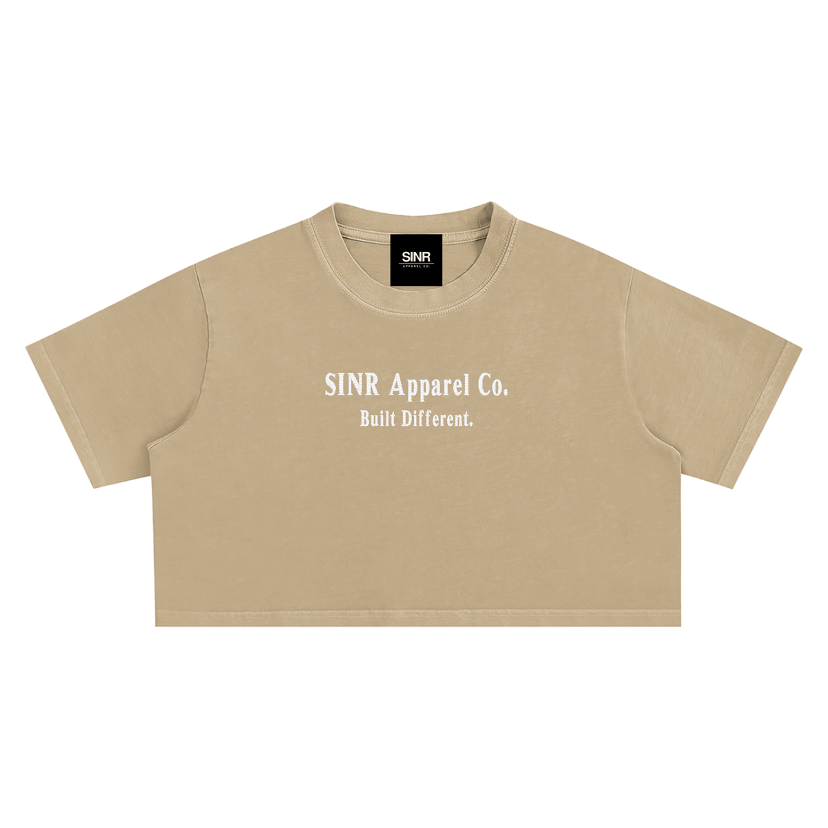 SINR REBEL | SINR CO. EMBROIDERED SNOW-WASH CROP