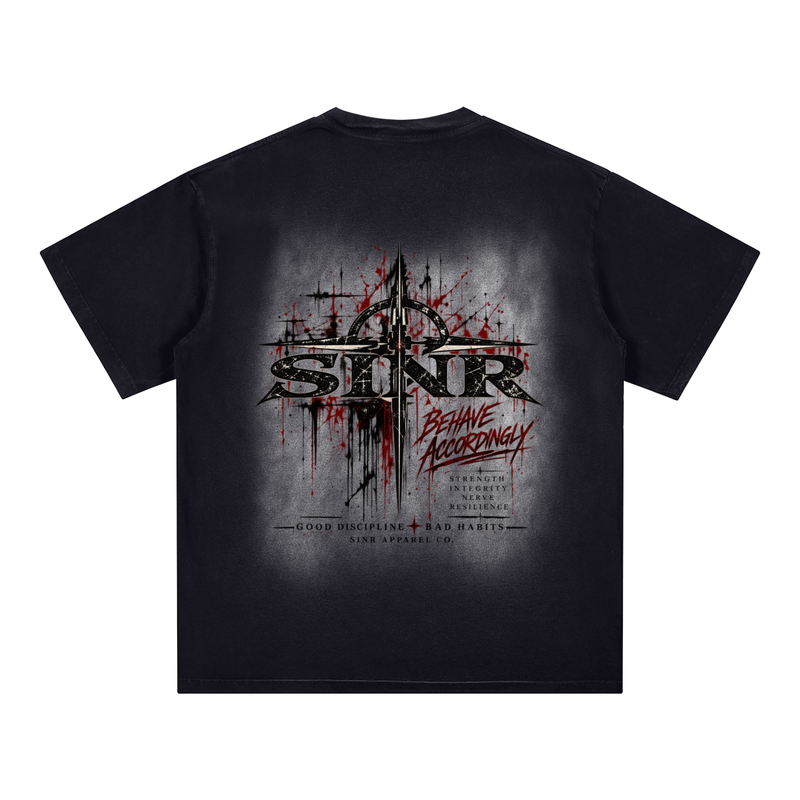 SINR REBEL | WASHED PATCH TEE