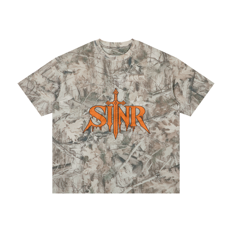 SINR REBEL | TREE CAMO OVERSIZED TEE