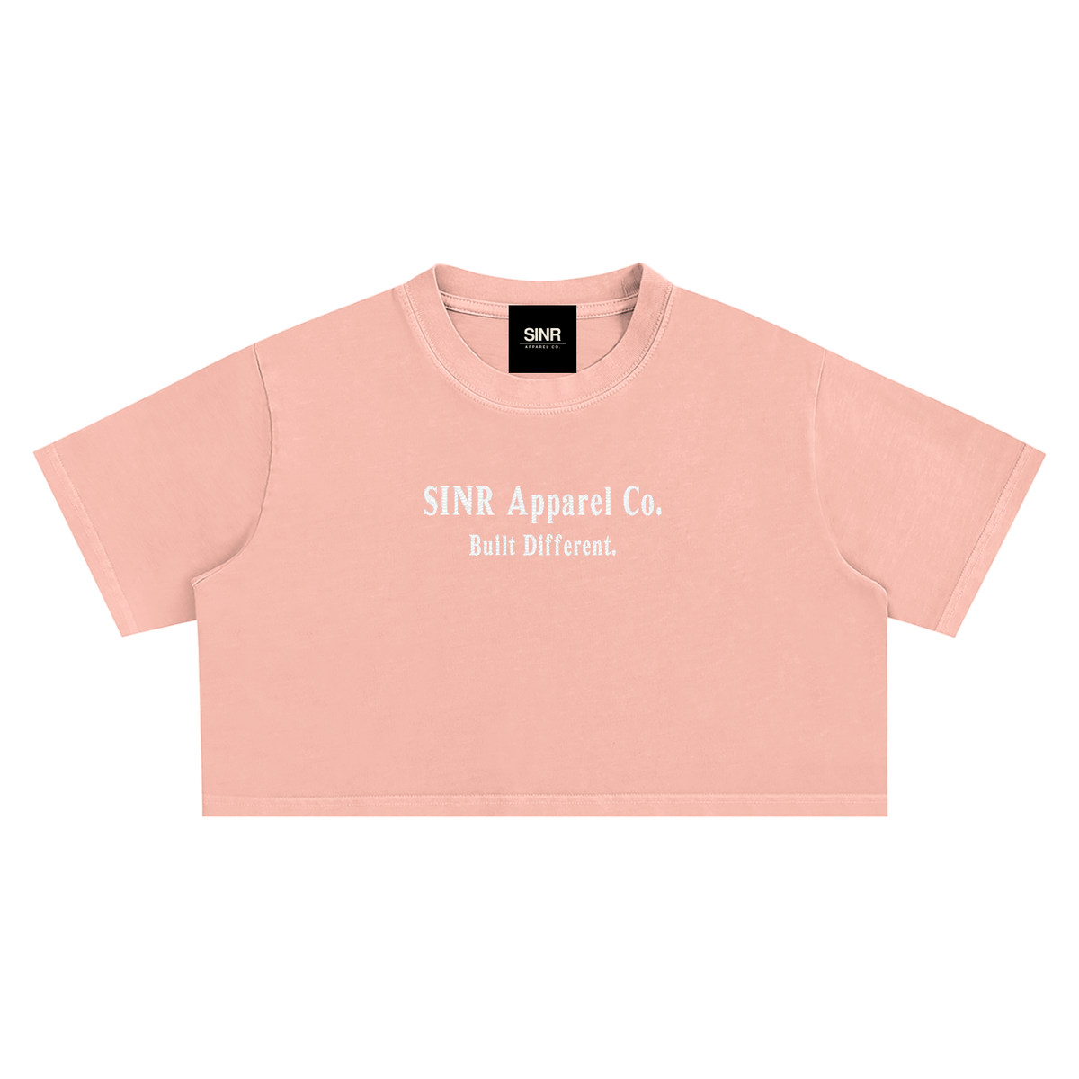 SINR REBEL | SINR CO. EMBROIDERED SNOW-WASH CROP