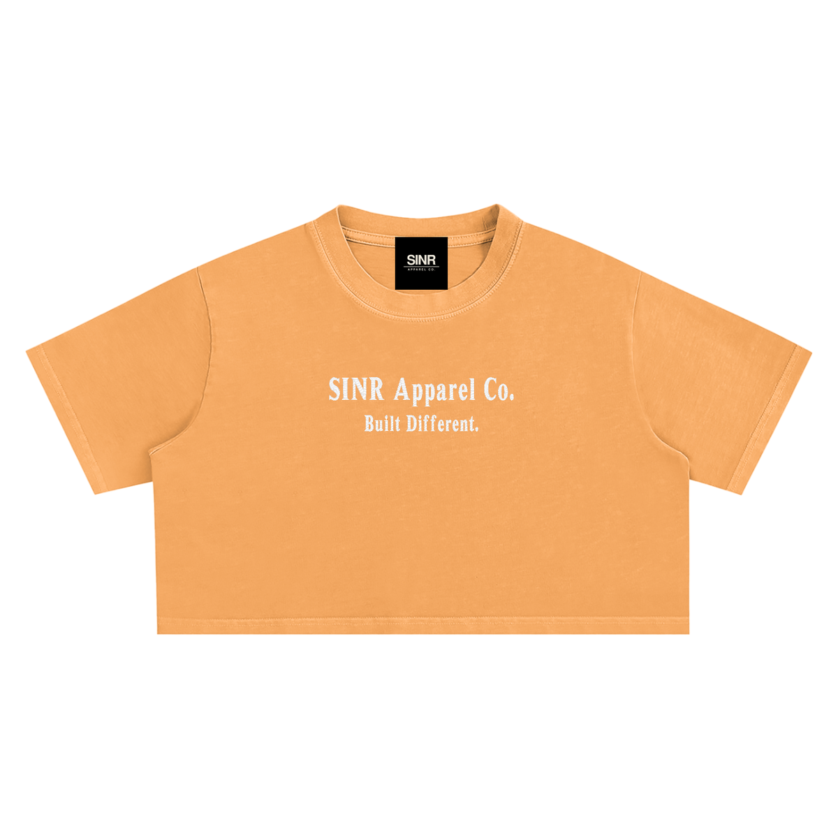 SINR REBEL | SINR CO. EMBROIDERED SNOW-WASH CROP