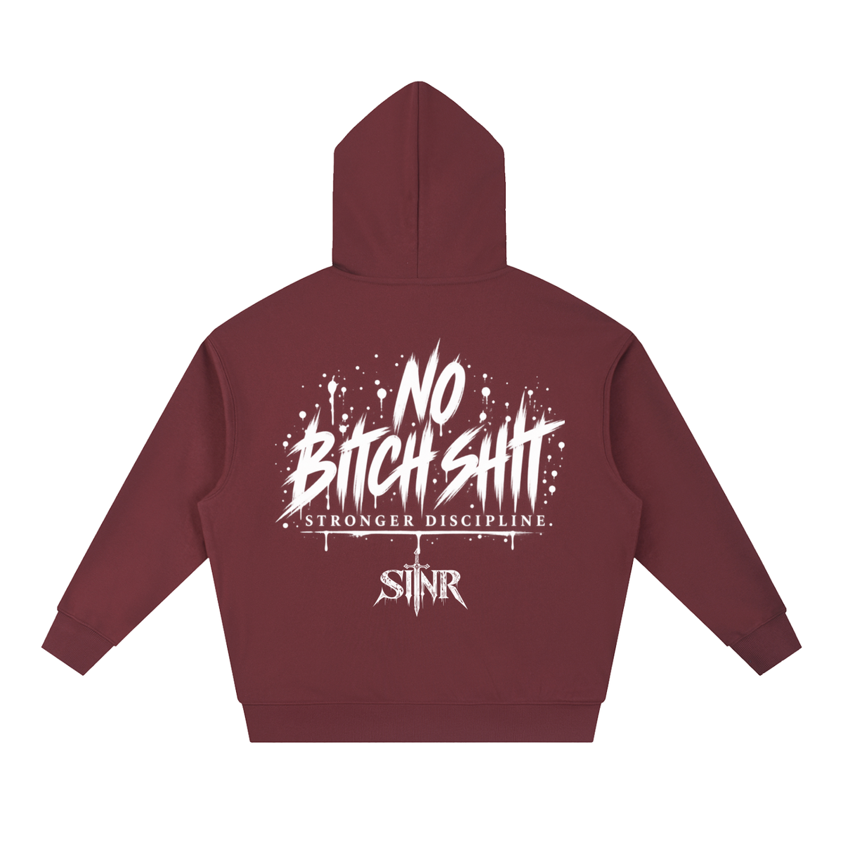 SINR REBEL | No Bitch Shit Heavyweight Hoodie